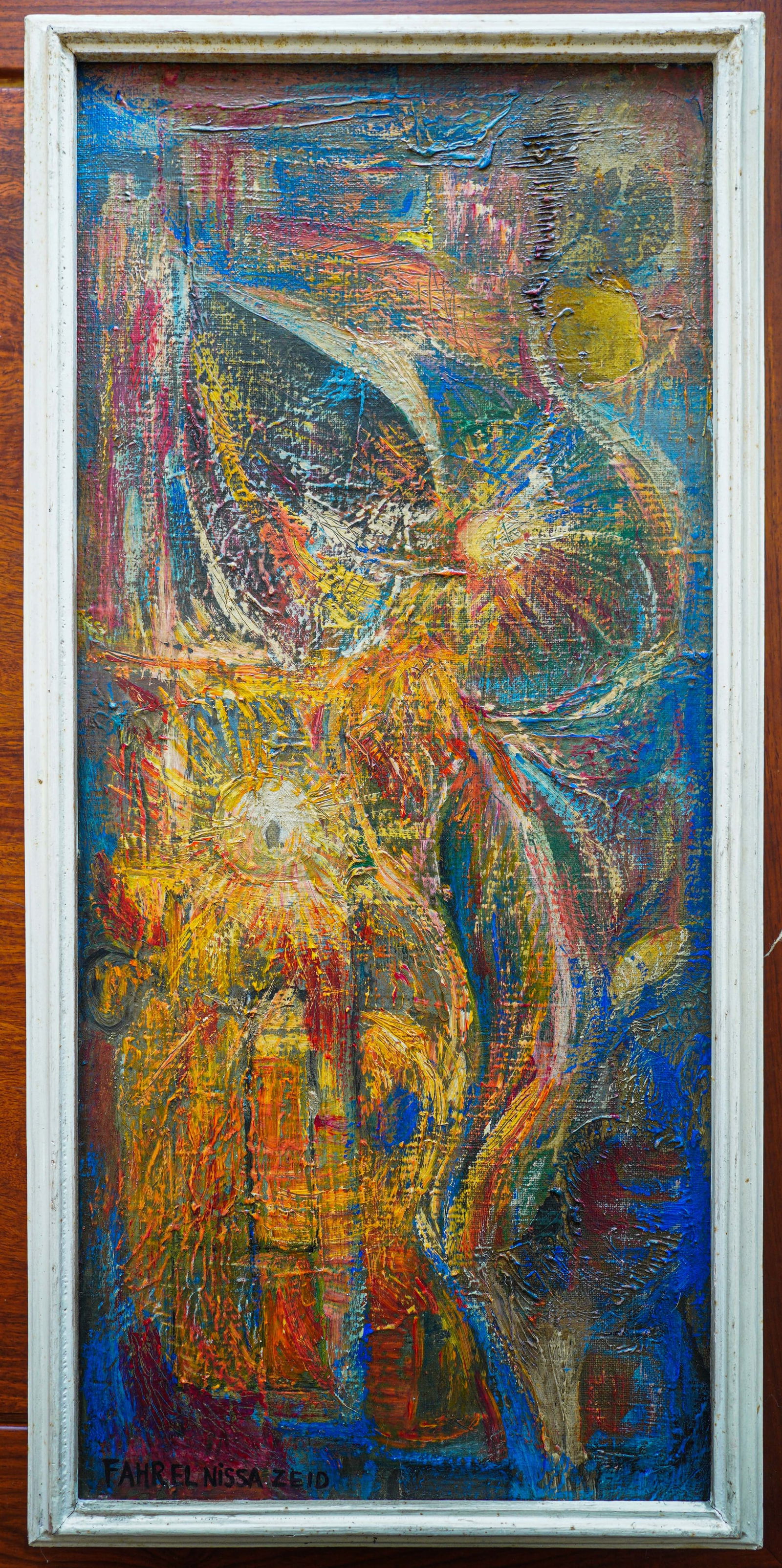 Fahrelnissa Zeid (1901–1991) Abstract Expressionist Oil on canvas (1 of 11)