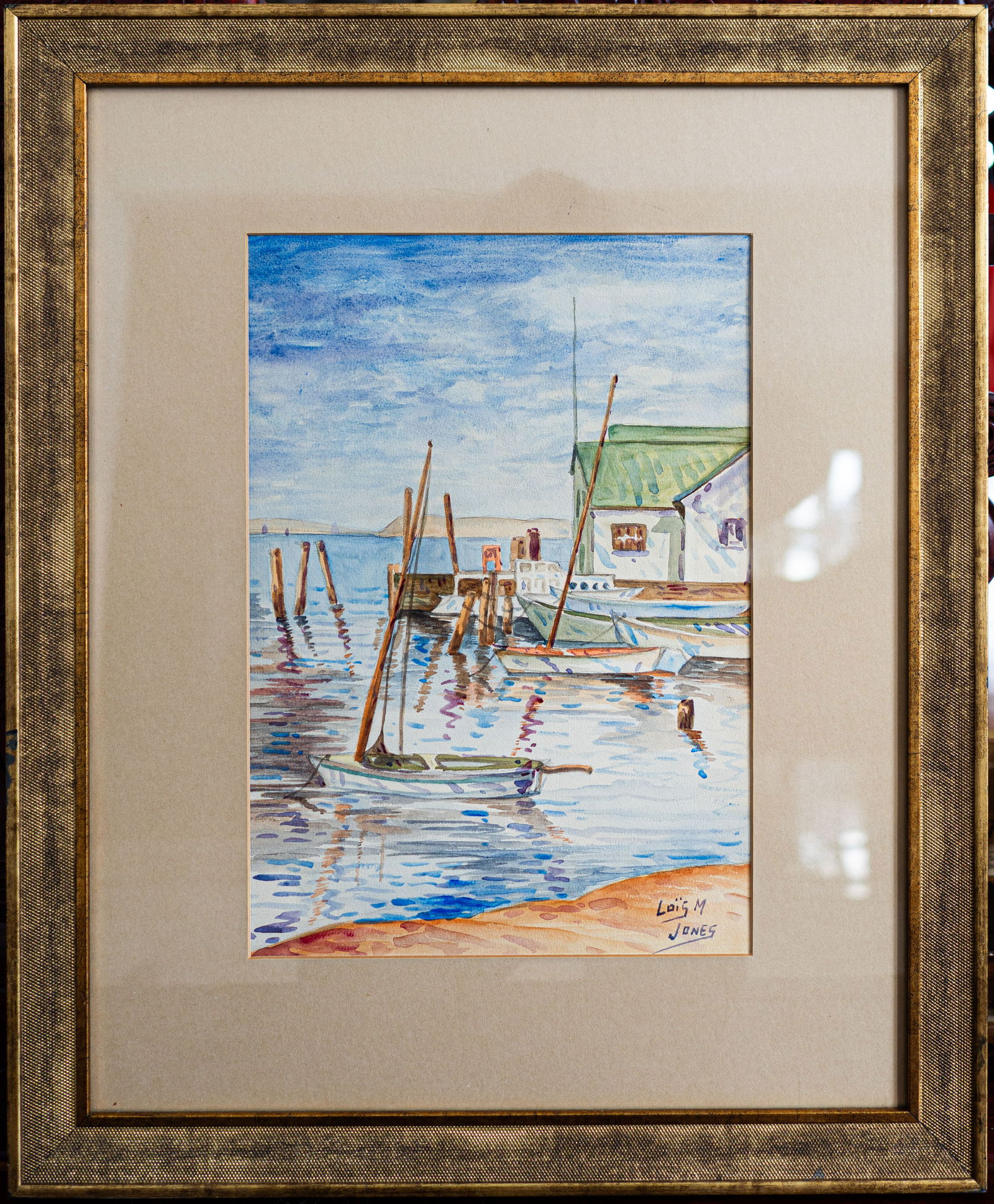 Lois Mailou Jones (American, 1905-1998) Watercolor. (1 of 9)