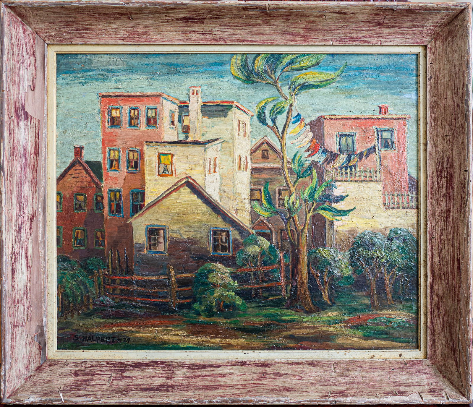 American modernist Samuel Halpert (1884–1930) Oil / Board. (1 of 11)