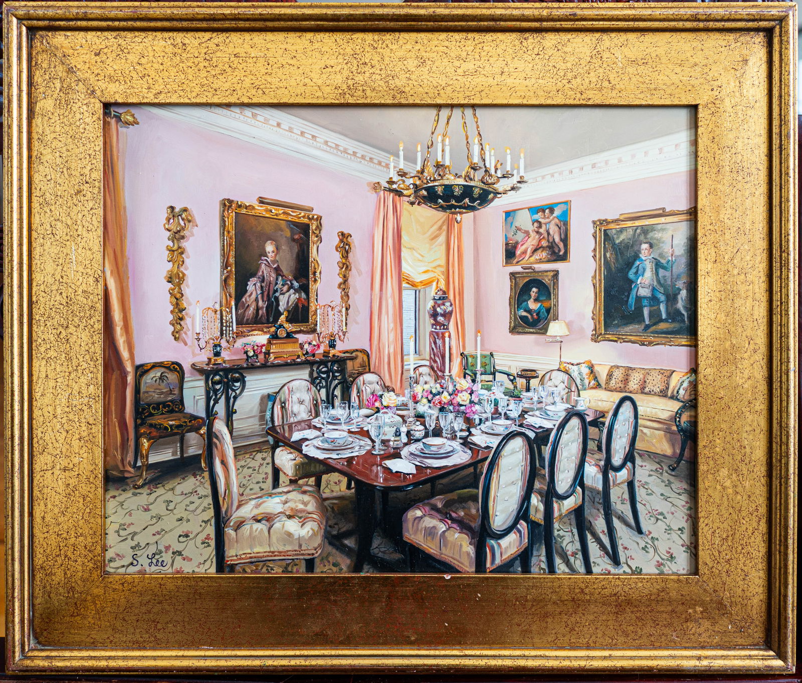 Room Interior Oil Painting by S.Lee (1 of 12)