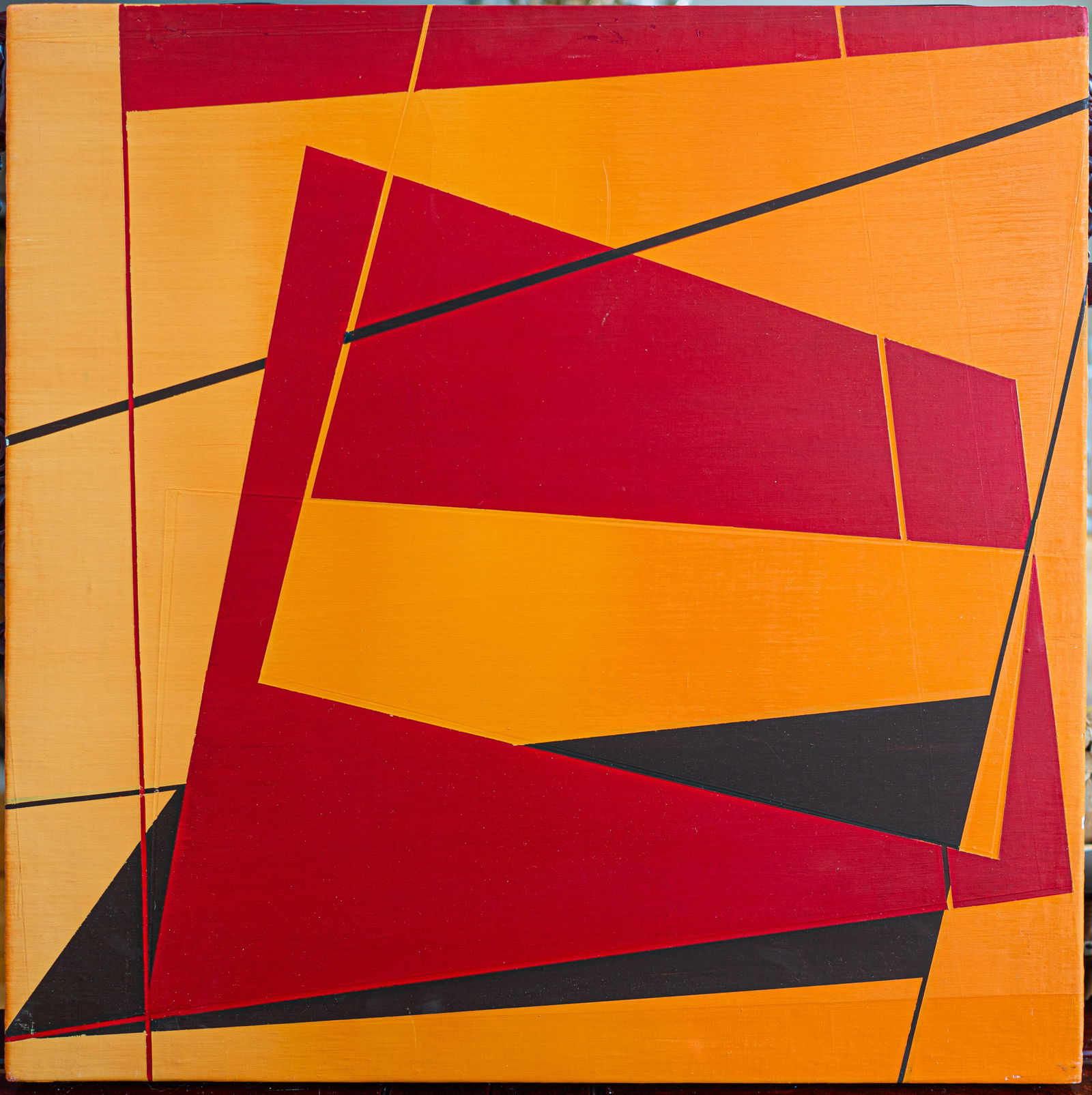 Larry Zox (1937–2006) Acrylic / Canvas, Untitled. (1 of 9)