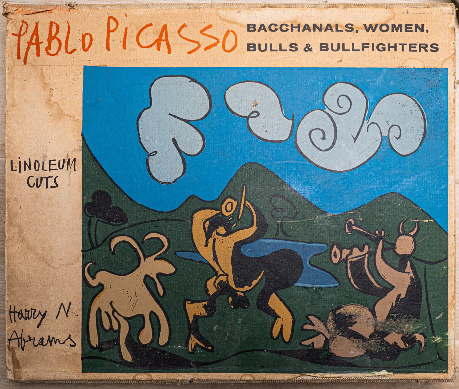 (PICASSO, PABLO). Pablo Picasso Linoleum Cuts: Bacchanals, Women, Bulls & Bullfighters. New York: (1 of 15)