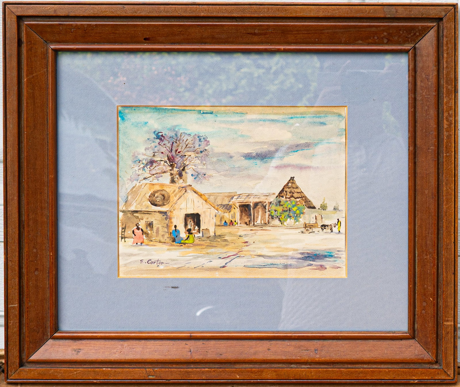 Eldzier Cortor 1916 Richmond, Virginia - 2015 Seaford, New York Watercolor / Paper (1 of 10)
