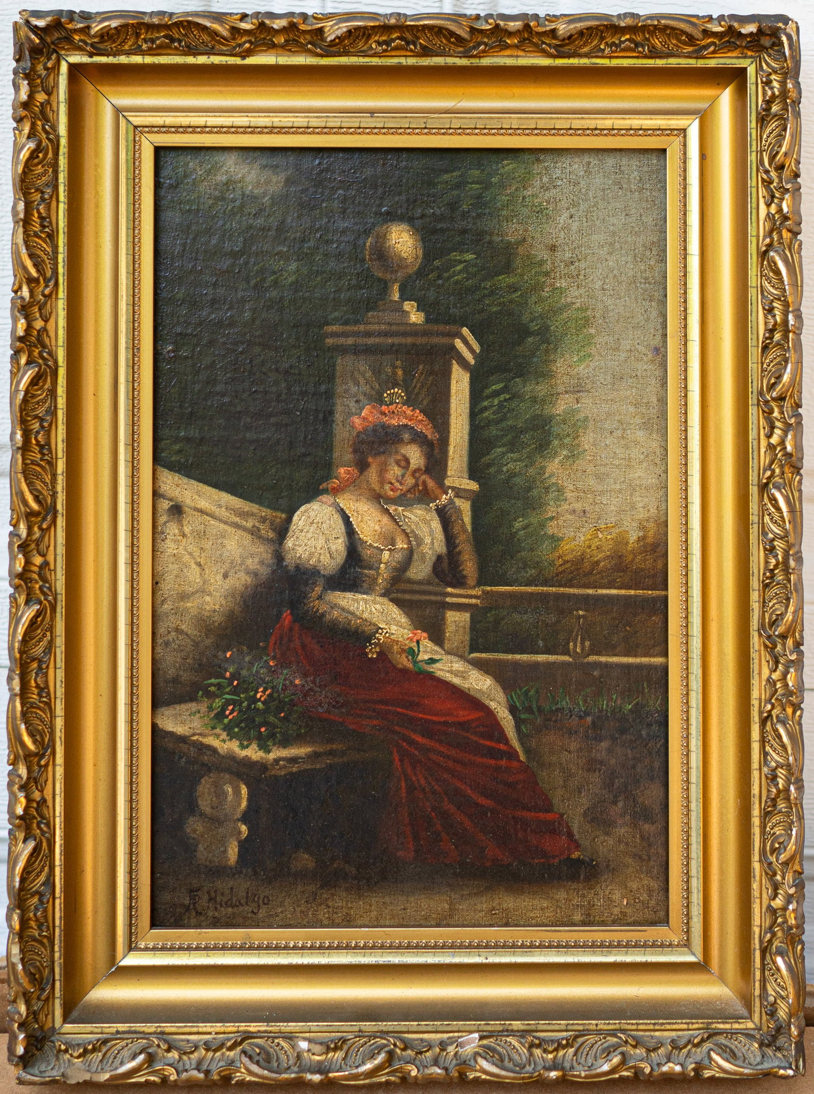Felix Resurreccion Hidalgo 1855 Binondo, Manila, Phillipines - 1913 Barcelona Oil / Board (1 of 7)