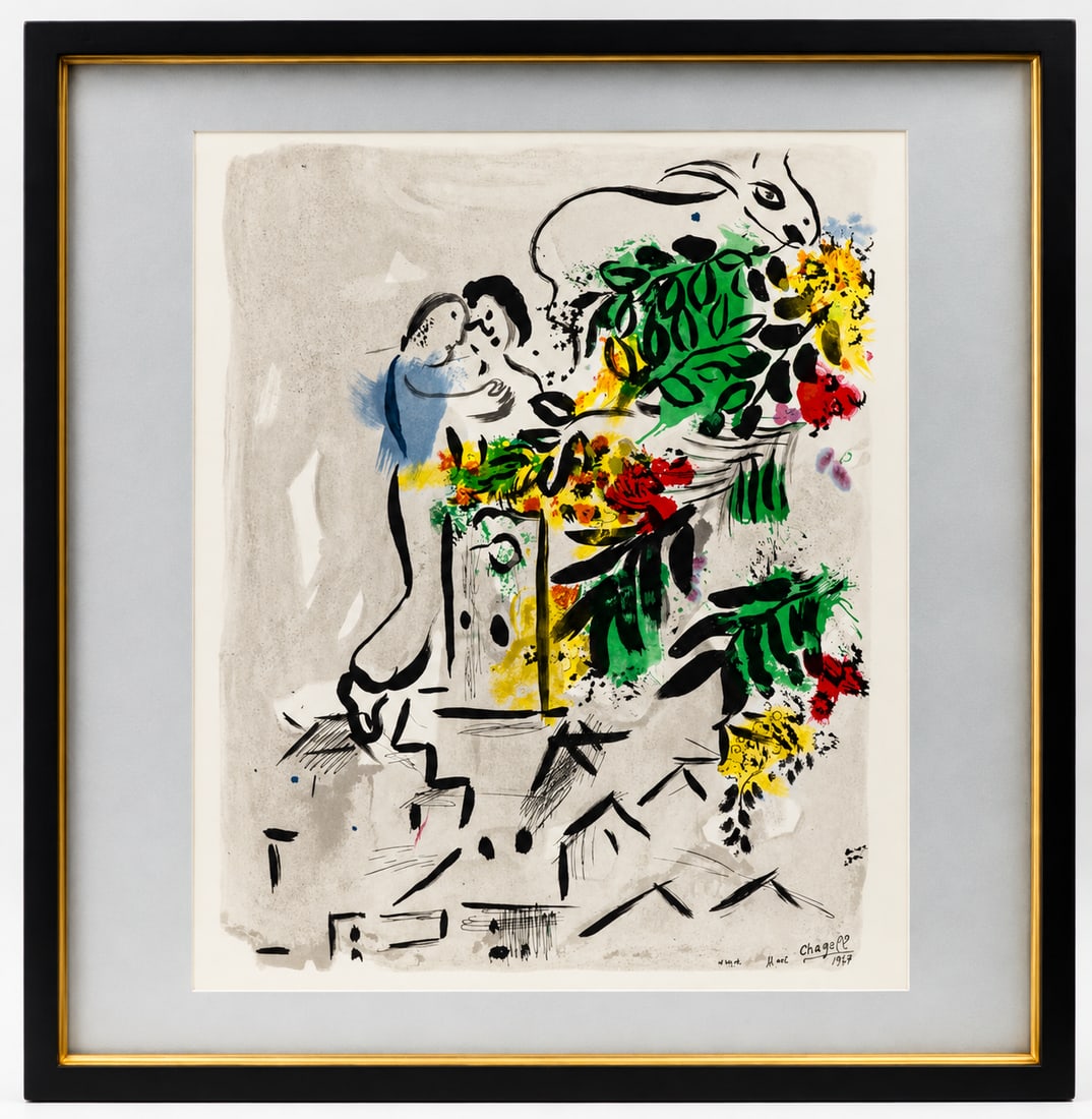 Marc Chagall, (1887-1985) Old Print,"Vence". Circa 1940s or 50s (1 of 8)
