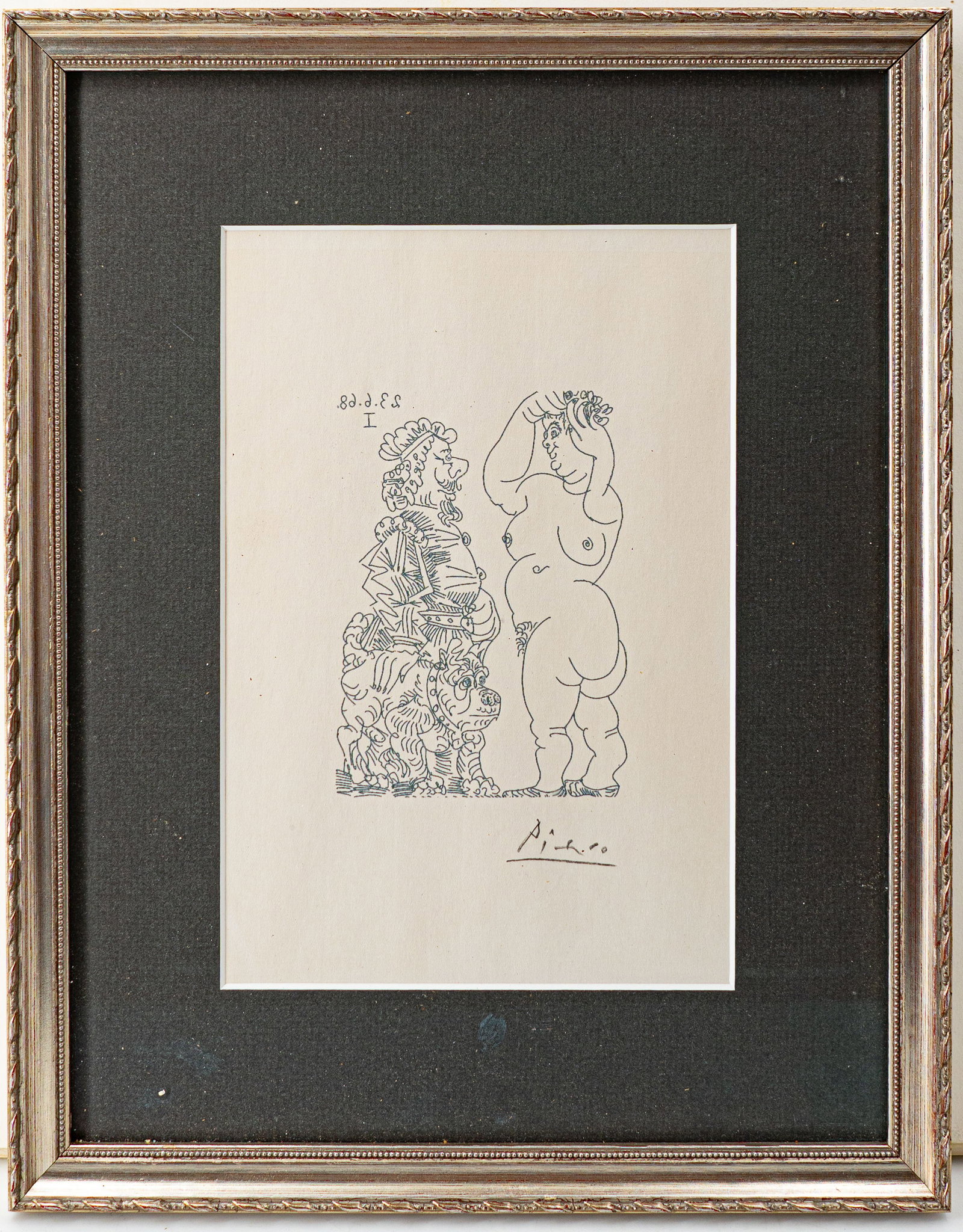 Signed Print - Pablo Picasso (1881-1973); La Celestine, from Série 347;: Pablo Picasso (1881-1973); La Celestine, from Série 347, overall size 9 x 6 in, affordable in house shipping available upon request.
