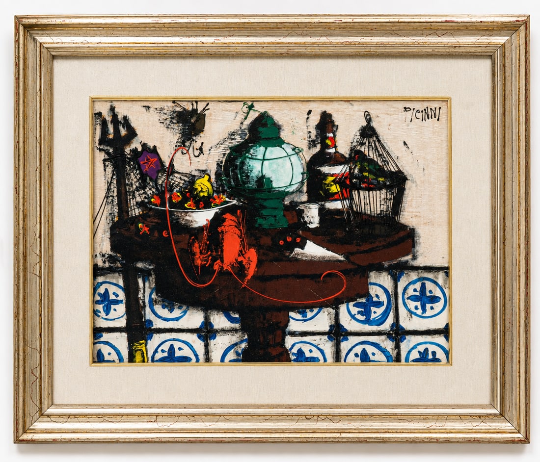 Gennaro Picinni, Italian (b.1933) Oil Painting / Wood (1 of 13)