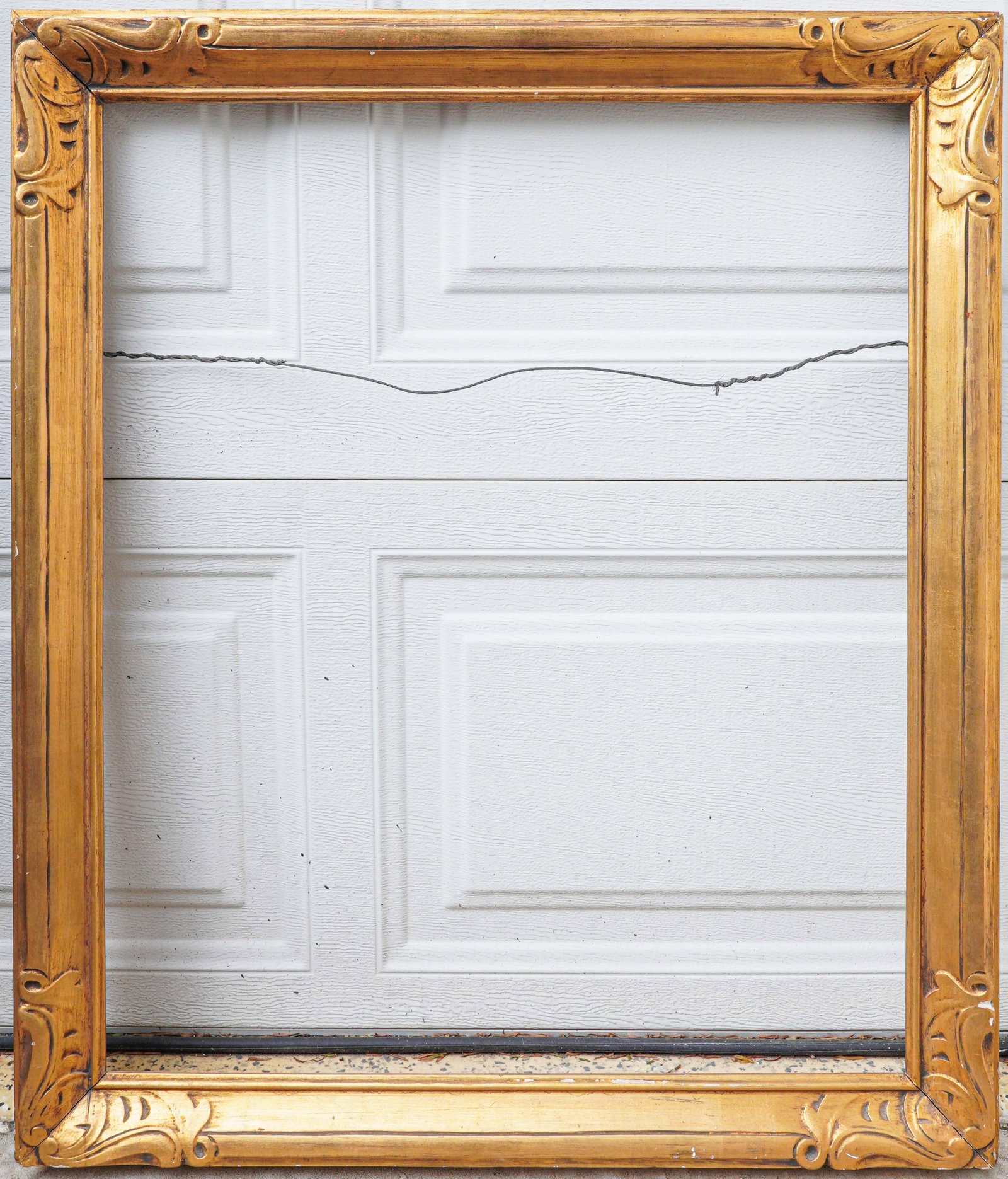 Premium antique gold gilt frame opening 28 1/2" x 23 3/4" (1 of 11)