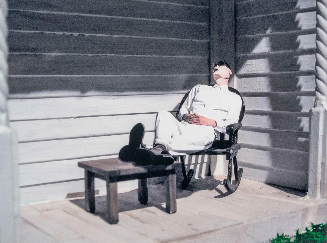 Jasper de Beijer (Amsterdam 1973): Jasper de Beijer (Amsterdam 1973) a) Buitenpost #20 Signed, titled, dated 2004 and numbered 2/5 on a label on the back of the frame C-print, 29.5 x 39.5 cm (image size) / 33.5 x 44.5 cm (sheet size) b