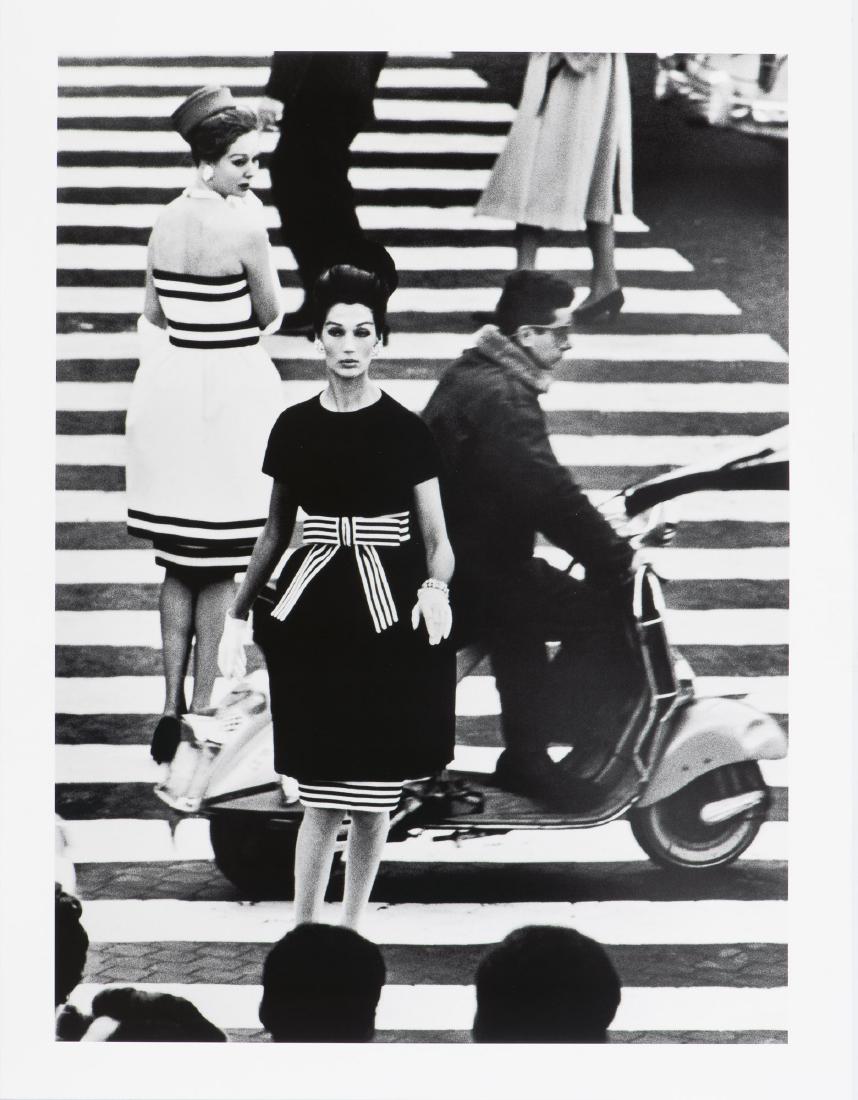 William Klein (New York City 1928): Simone + Nina, Piazza di Spagna, Rome (Vogue) Signed, titled and dated 1960 on the reverse Printed later Gelatin silver print , 45.2 x 34.1 cm (image size) / 50.6 x 39.9 cm (sheet size)