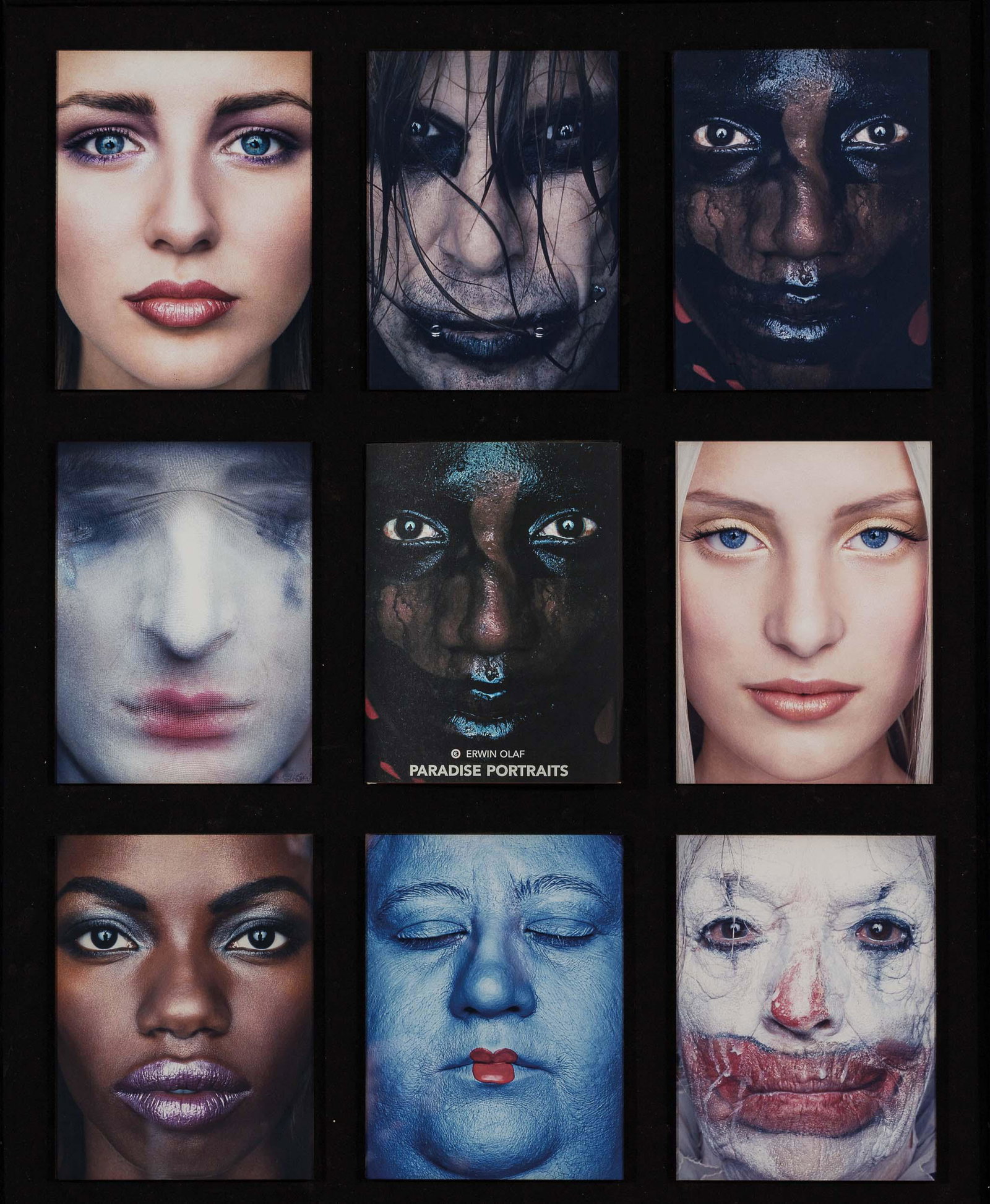 Erwin Olaf (Hilversum 1959): Paradise Portraits (2001) Portfolio case consisting of 8 prints mounted between aluminium and diasec:SaskiaHarryEdwinRoyReneeTabaraGeishaMiekeEach signed, dated 2001 and numbered 12/60 on the reverse,