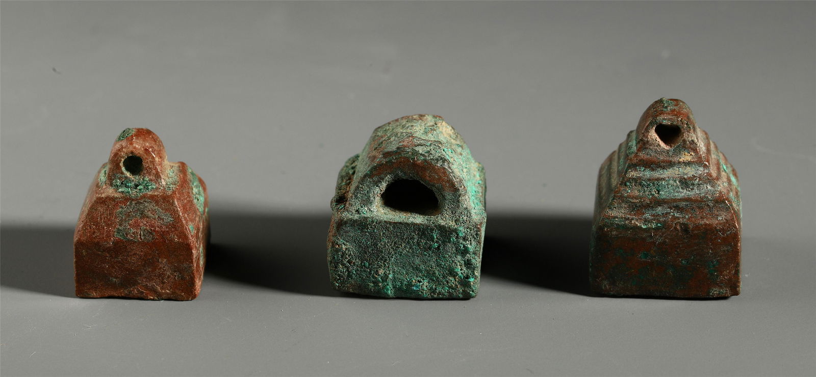 THREE CHINESE ANCIENT BRONZE OFFICIAL SEALS (1 of 7)
