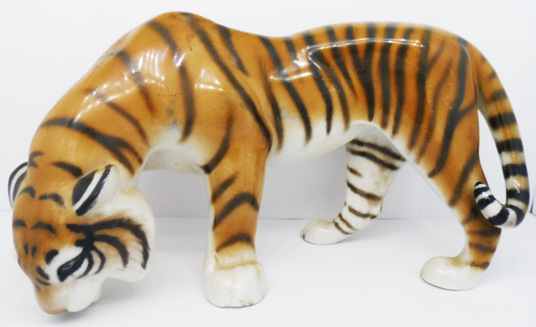 Porcelain Rosenthal Tiger Figurine (1 of 5)