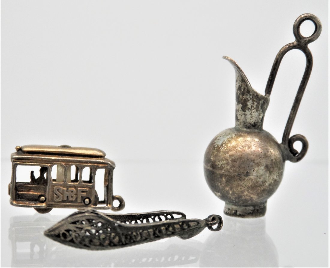 Group 3 Sterling Silver Bracelet Charms (1 of 1)