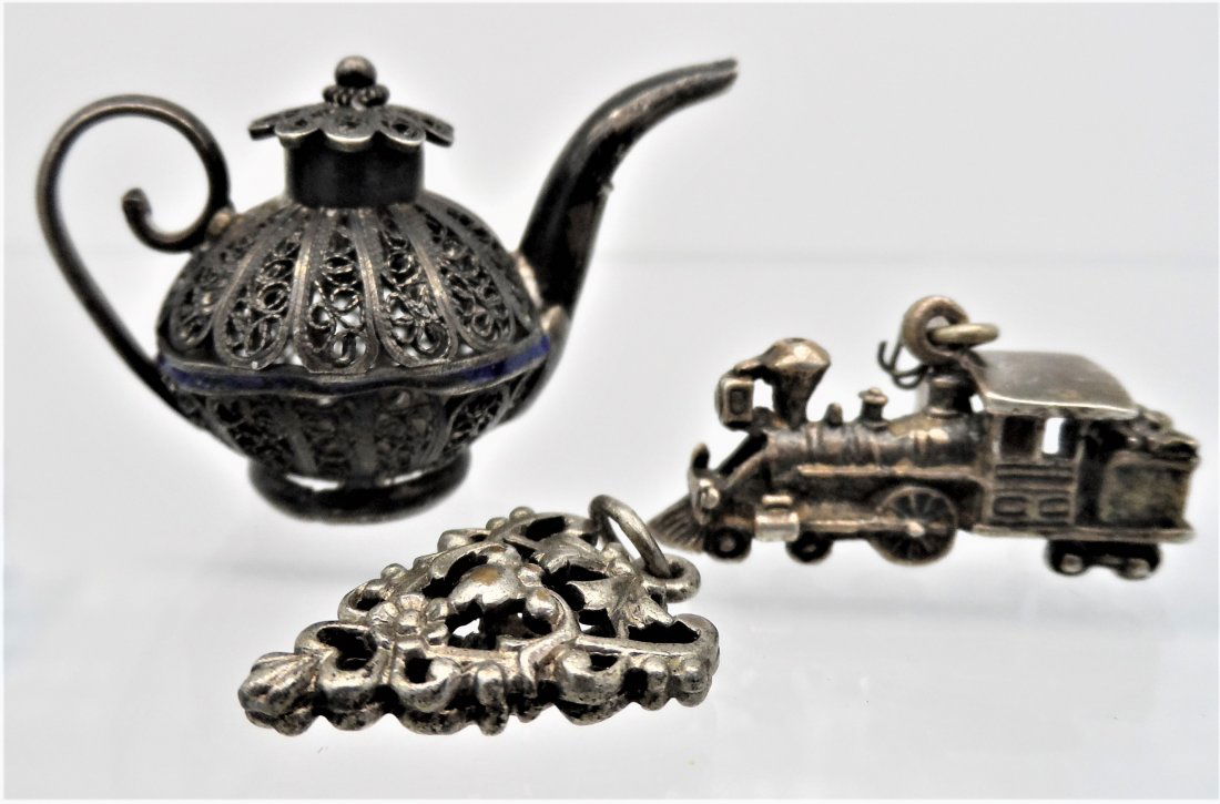 Group 3 Sterling Silver Bracelet Charms (1 of 1)