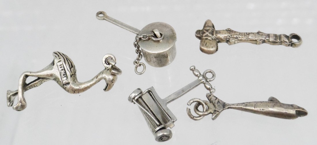 Group 5 Sterling Silver Bracelet Charms (1 of 1)