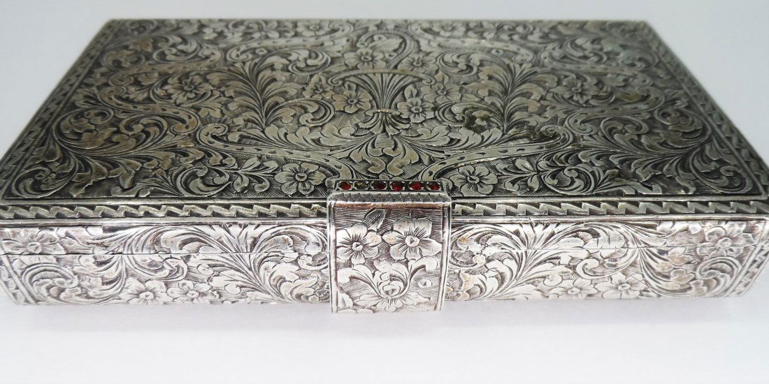 Sterling Silver compact case 9oz .800 (1 of 3)