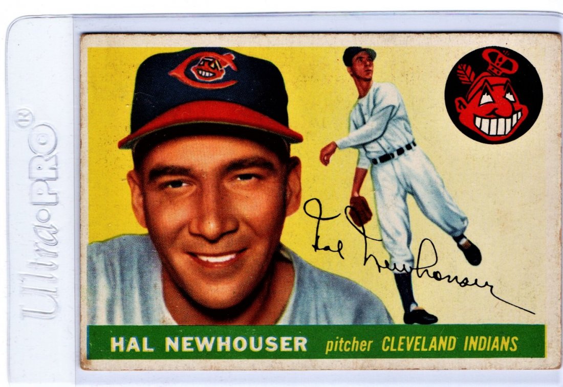 Hal Newhouser Baseball Card Old Indians Sports Card (1 of 2)