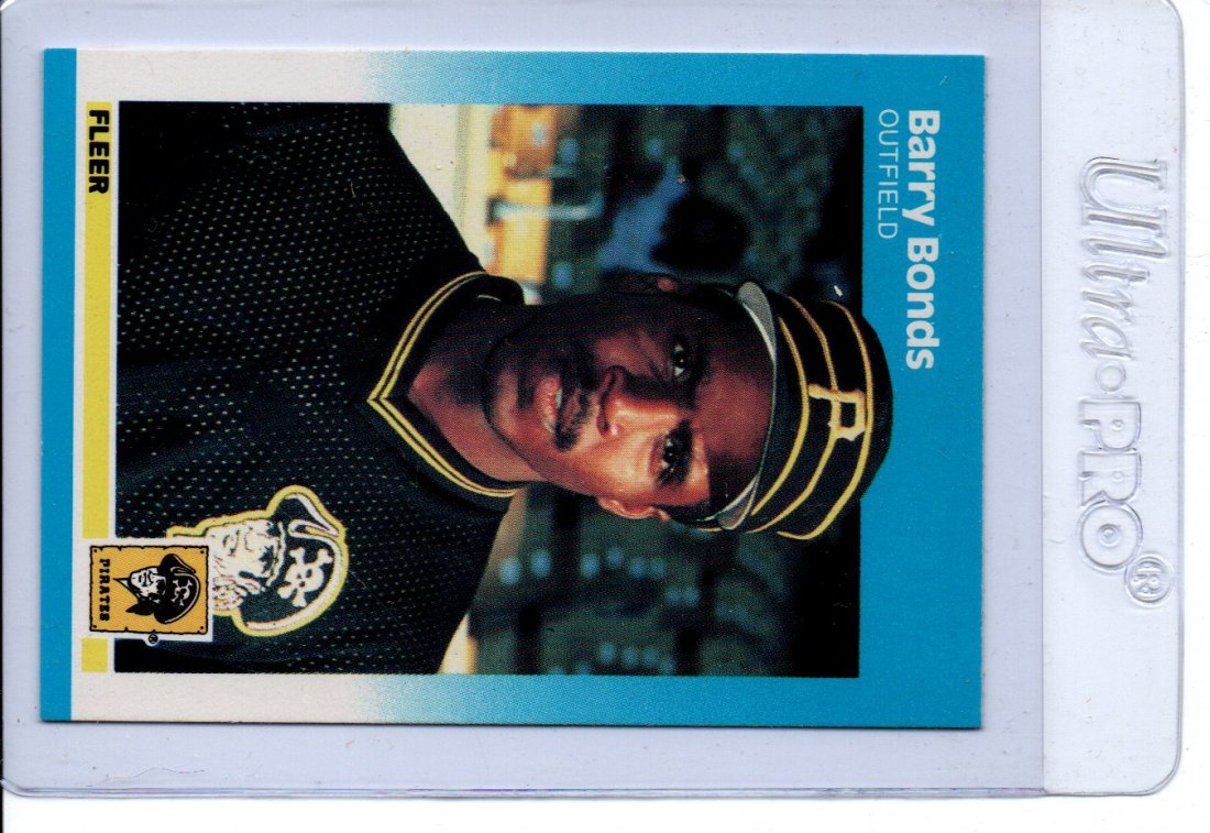 Barry Bonds Baseball Card Sports: Part of an Estate Lot, You are Bidding on the Card Pictured! All Cards have been scanned and most are in Very Good-Pristine Mint Condition! A LOT of very great finds, Some cards scanned in darker assu