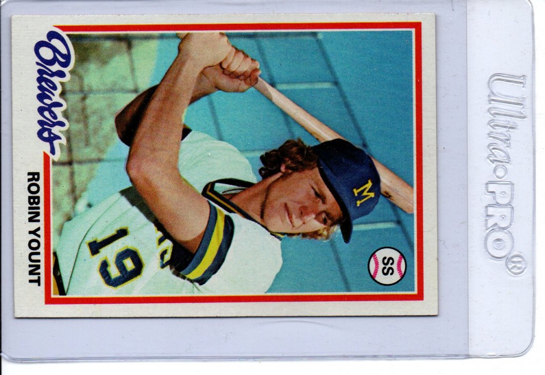 1978 Topps Robin Yount Baseball Sports Card (1 of 2)