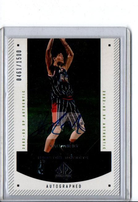 2002 SP Authentic Yao Ming ROOKIE RC AUTO Basketball (1 of 2)