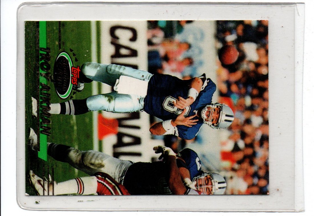 TROY AIKMAN TOPPS 1993 NFL FOOTBALL CARD (1 of 2)