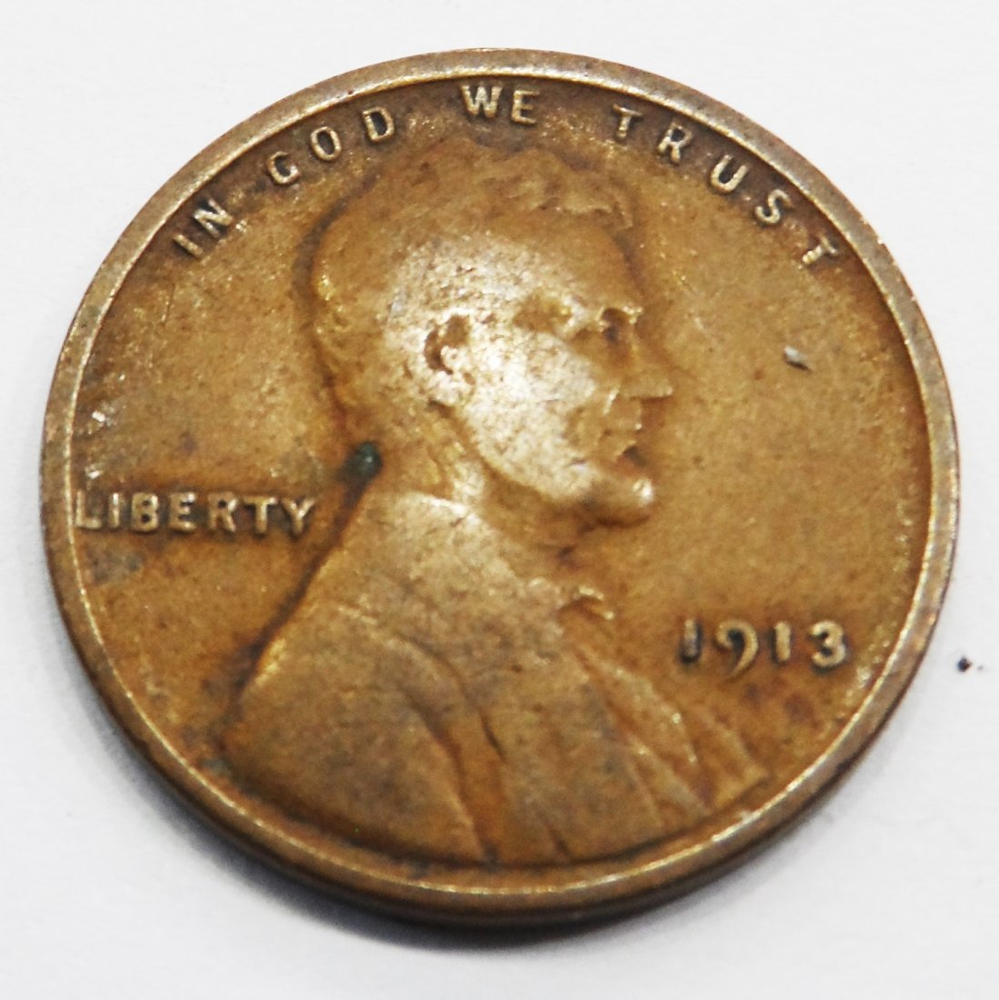 1913 Wheat Cent Lincoln Head Penny One Cent (1 of 2)