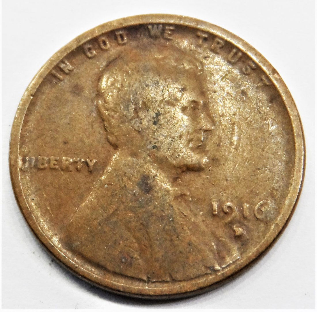 1916 S / D Error Lincoln Wheat Cent Penny One (1 of 3)