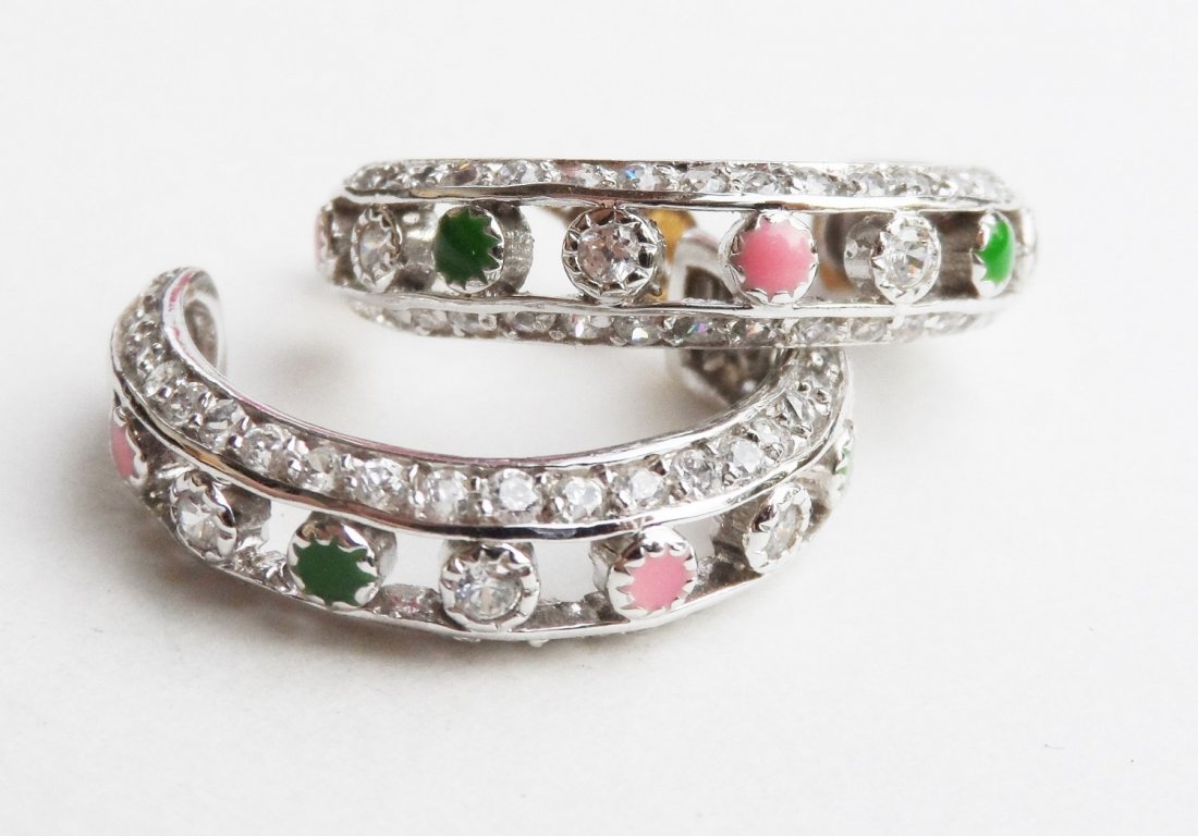 Sterling Silver Hoop Earrings (1 of 2)