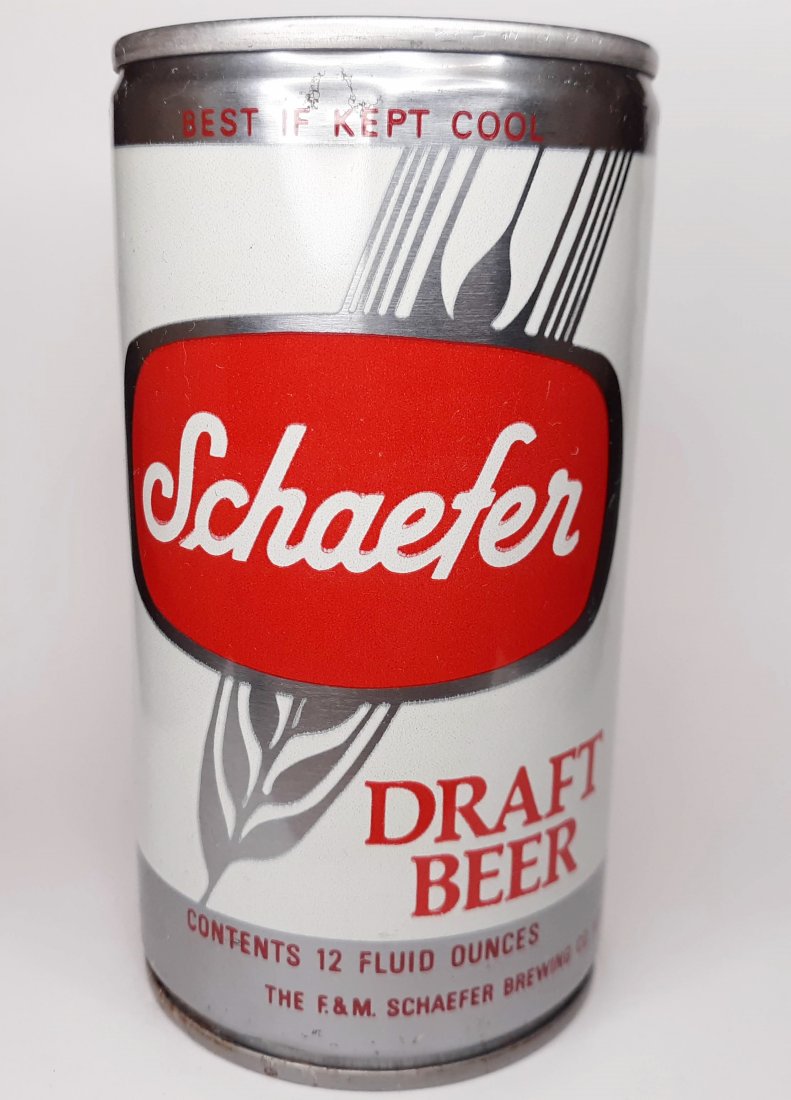 Schaefer Beer Can: Schaefer Beer Can Top still closed, Opened on bottom.Can in in excellent condition would rate 9 out 10 condition.