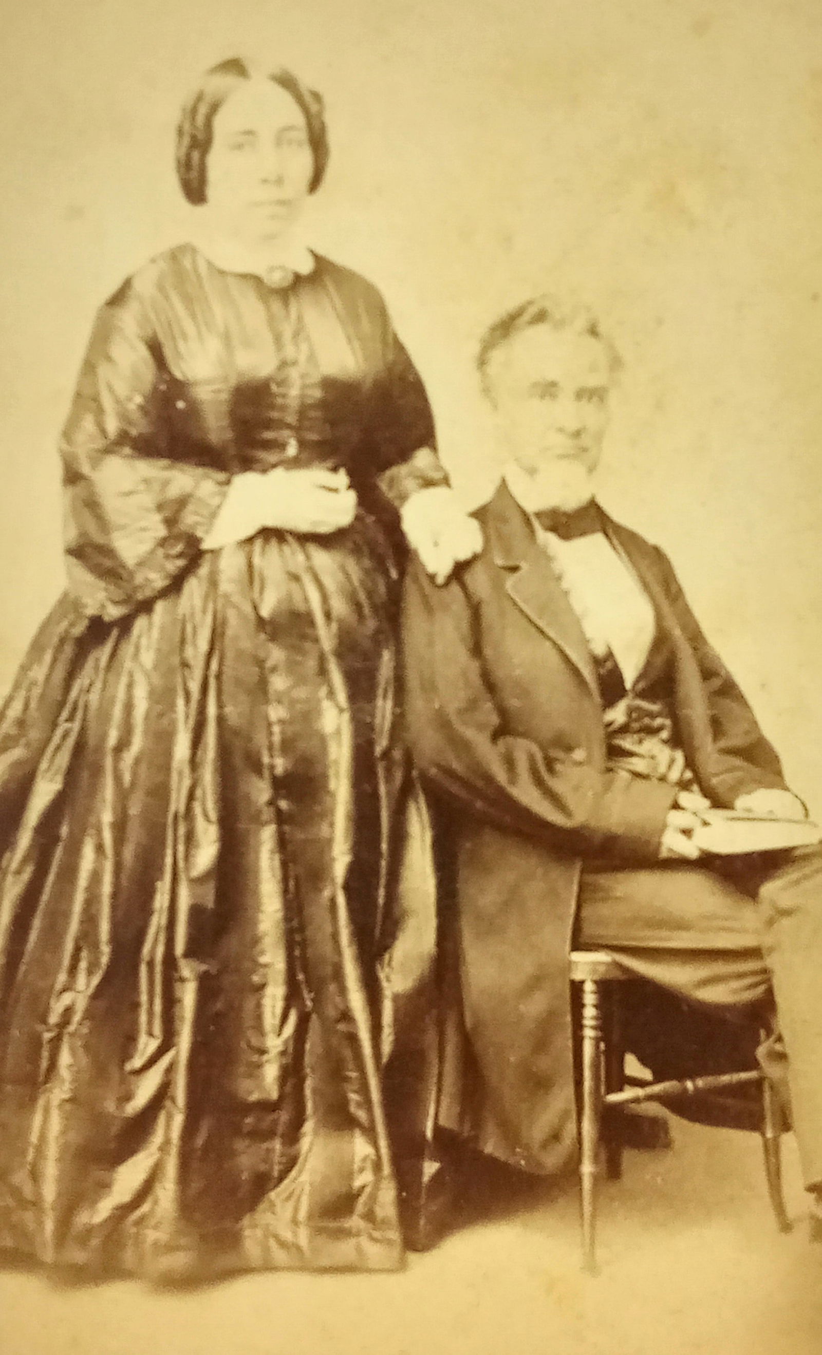 CDV Photo Man and Woman (1 of 3)