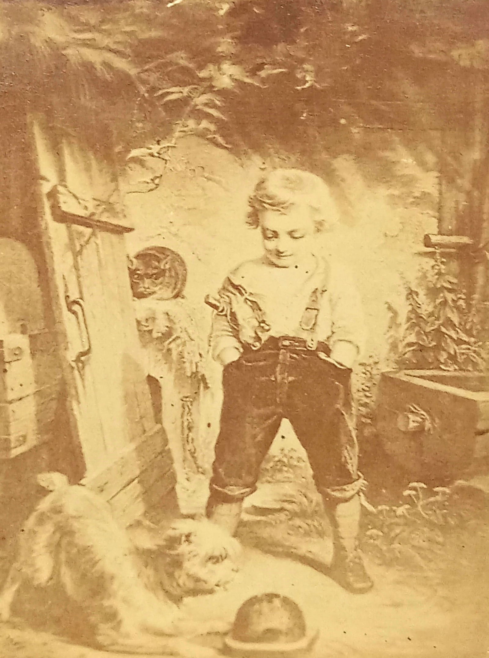 CDV Photo Artistic Scene C M Gilbert & Co.: CDV Photo Artistic SceneC M Gilbert & Co. Size 4"x 2 1/2"