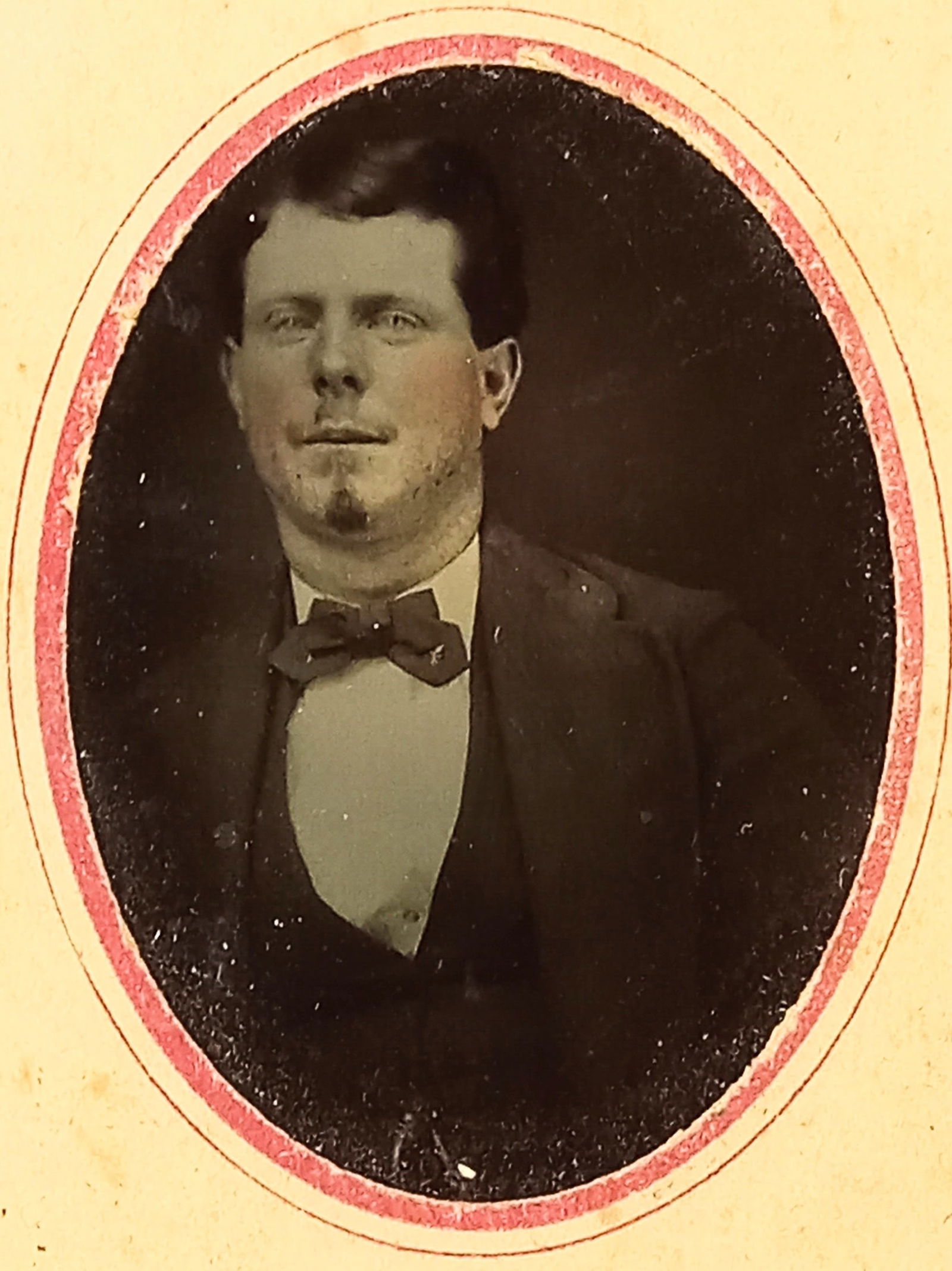 Tintype Photo Man Painted Cheeks (1 of 3)