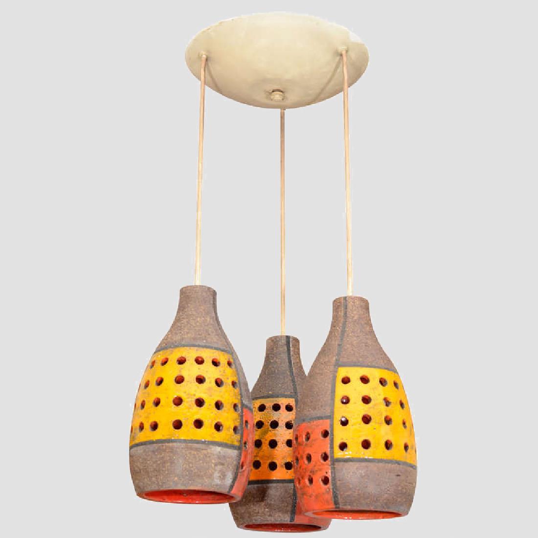 Italian Ceramic Pendant Fixture (1 of 5)