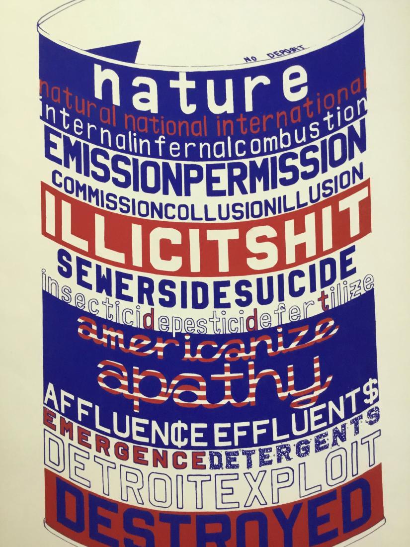 Silkscreen, No Deposit No Return, Joel Joseph: Joel Joseph studied drawing and painting as a young artist for many years at the Cleveland Museum of Art. At Northwestern University, Joseph studied art and was taken under the wing of George Cohen,