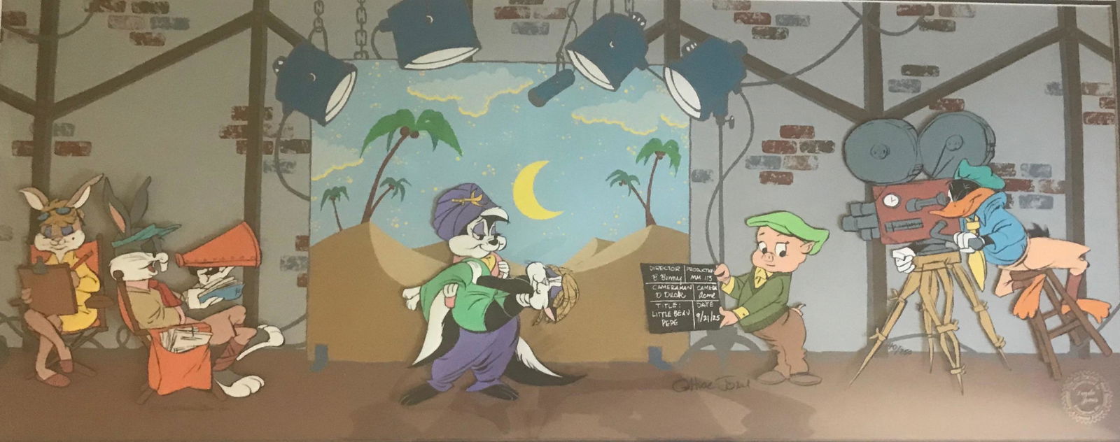 Sound Stage, Chuck Jones Limited Edition Cel (1 of 4)