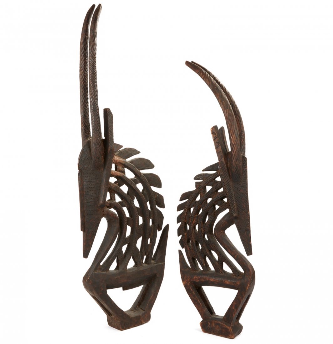 Pair Bambara Chi Wara, Ex Crocker (1 of 2)