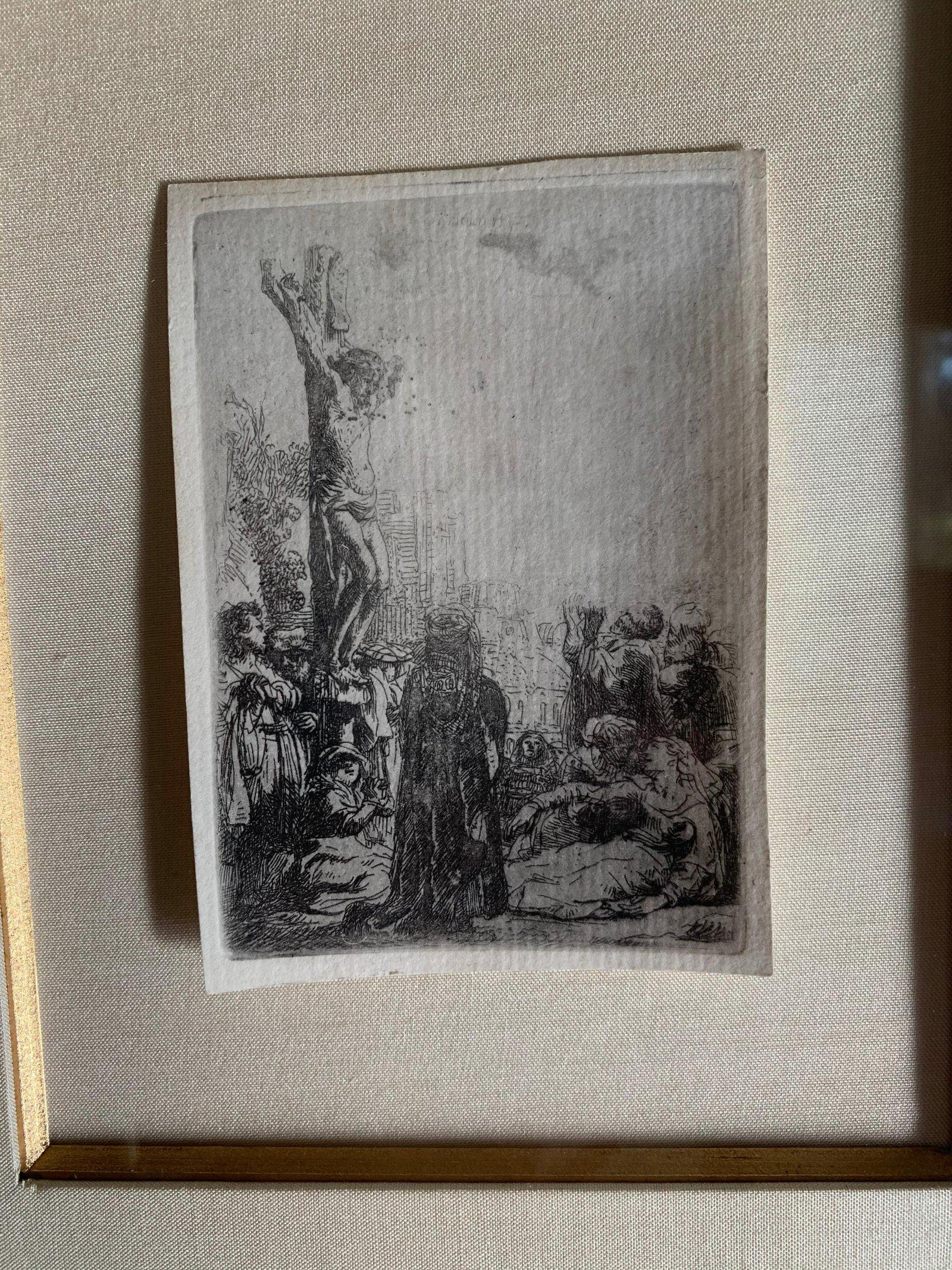 Rembrandt Small Plate Crucifixion (1 of 2)