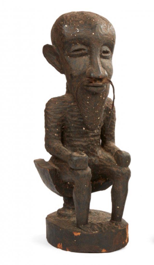 LargeSongye Seated Power Figure, Ex Crocker Art Musum (1 of 2)