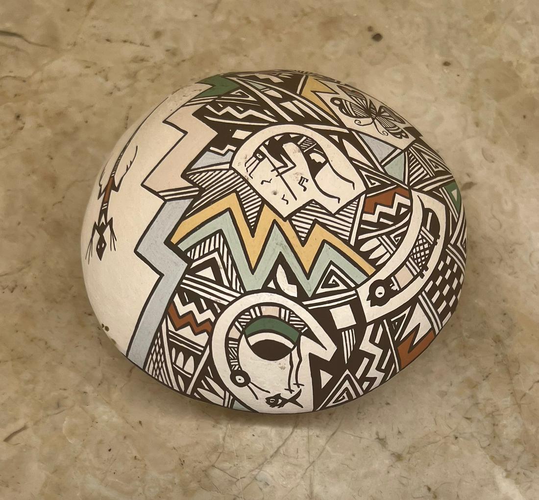 Judy Lewis Acoma Seed Pot (1 of 3)