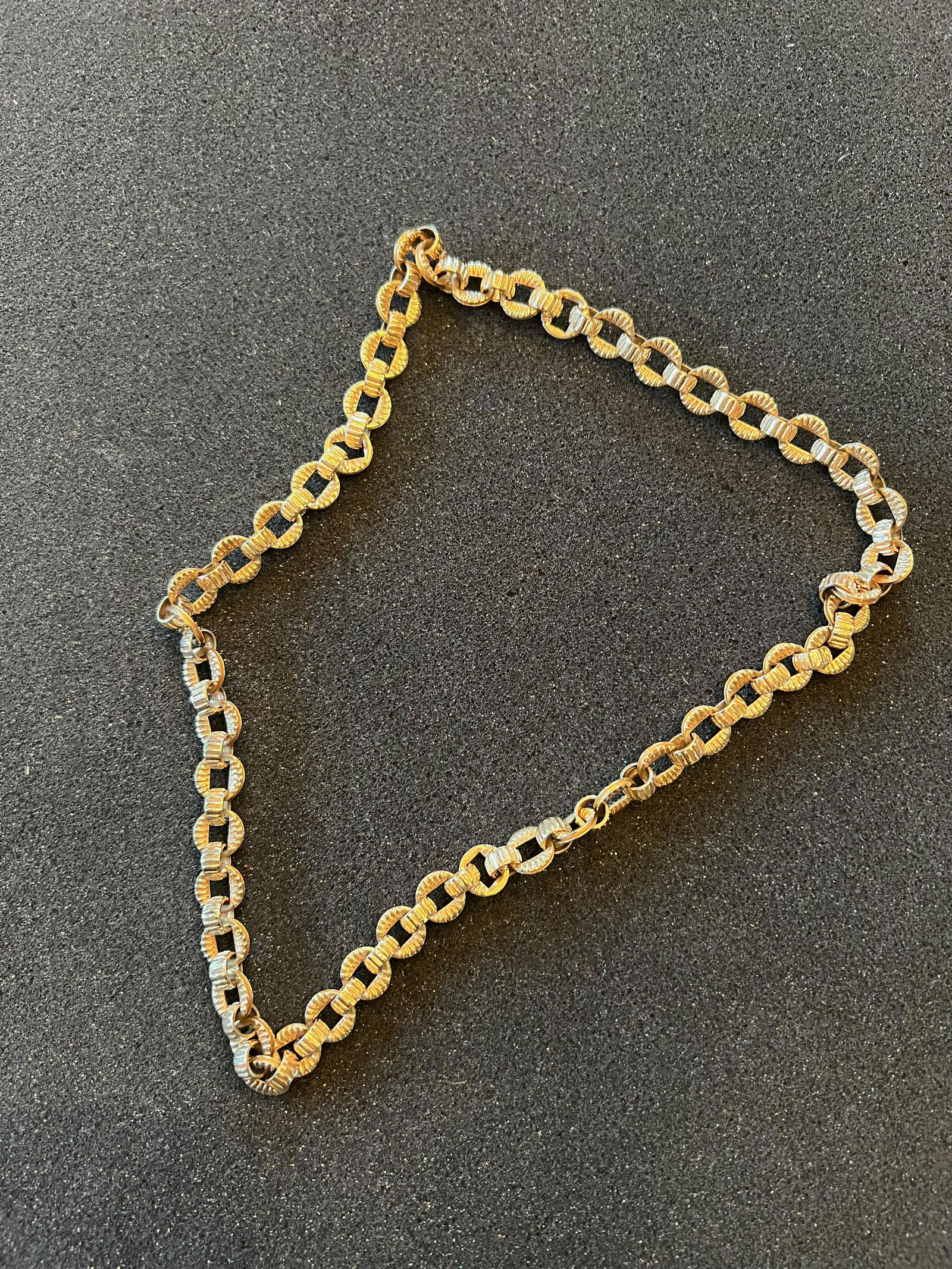 14K Hand Crafted Gold Chain Necklace (1 of 1)