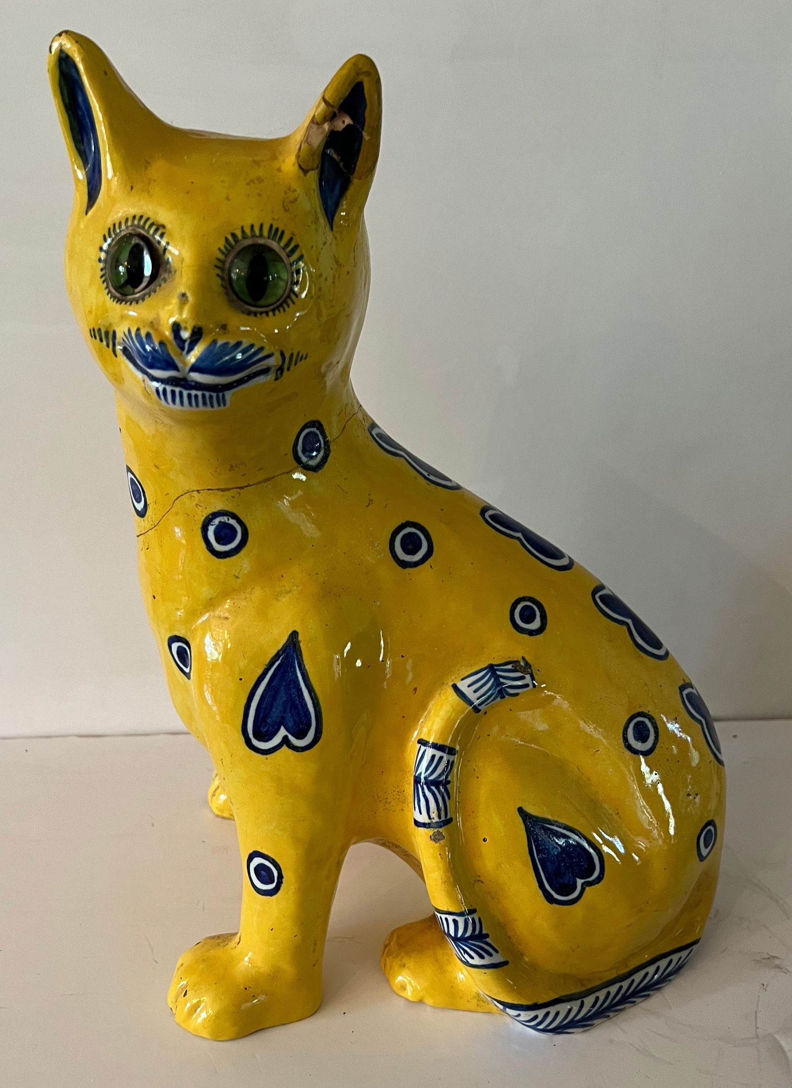 Galle Faience Cat, c. 1890 (1 of 5)