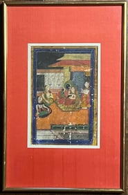 Antique Indian Miniature Manuscript Painting