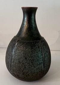 Tenmokku Vase by Kamada Koji