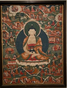 Jataka Thangka, Bhutan, 18th/19th Century
