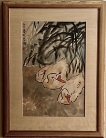 Three Geese, After Xu Beihong (1895-1953)