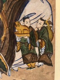 Joseon Korean Painting of Sanshin and Tiger