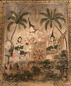 Thai Narrative Painting, 19th Century