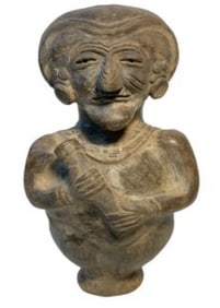 Pre Columbian Ecuador La Tolita Terracotta Shaman Figure