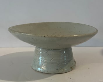 Joseon Dynasty White Footed Dish